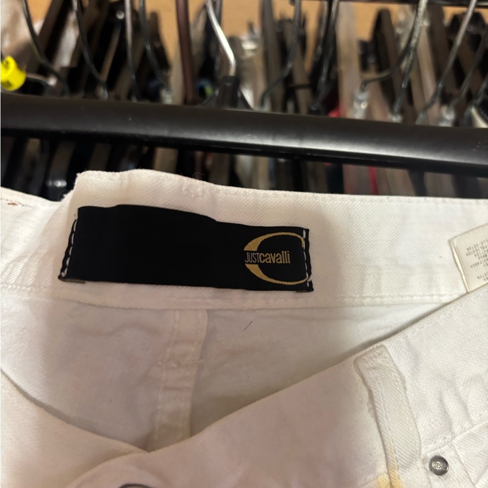 Just Cavalli White Jeans